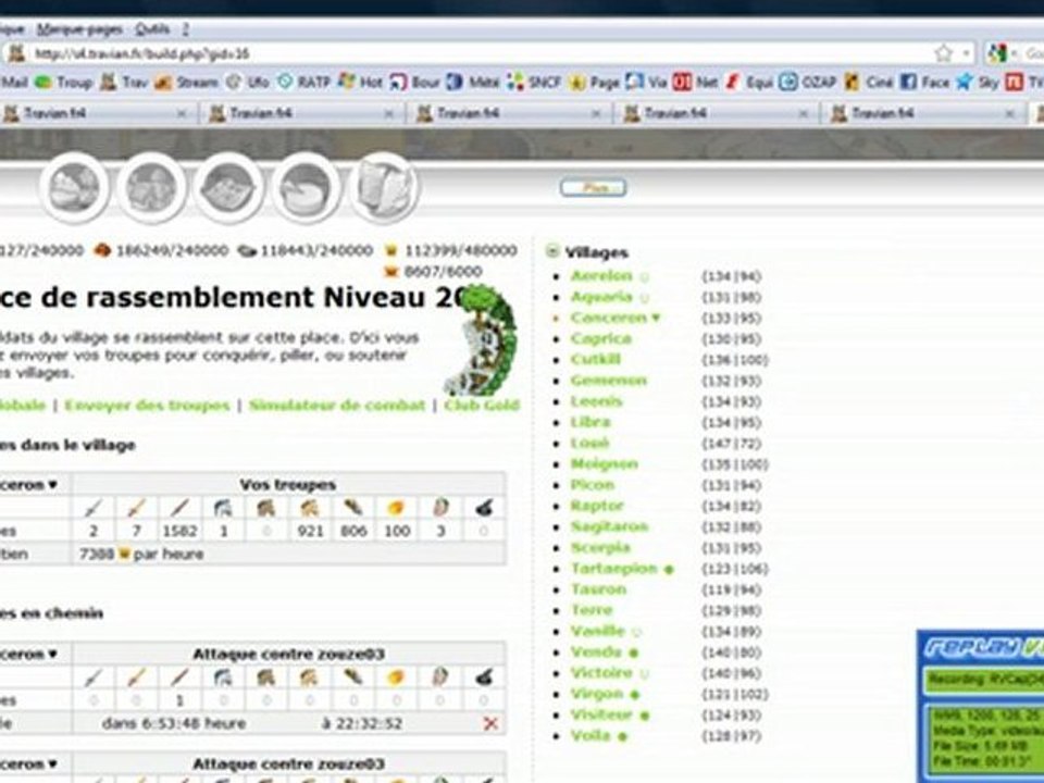 Travian synchro off avec firefox, une technique simple