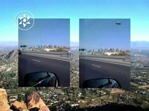 UFO Man Photographed Clear Flying Saucer in Mexico 2010