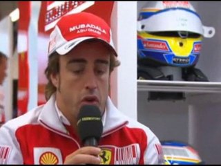 alonso entrevista bbc singapour f1 2010