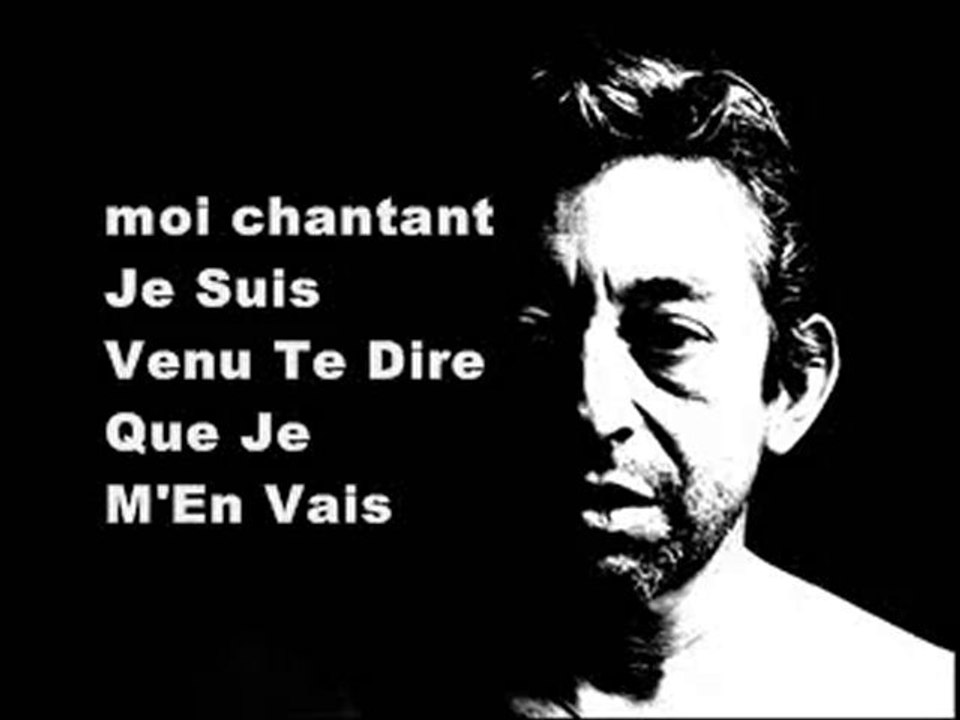 Titre - Je suis venu te dire que je m'en vais (