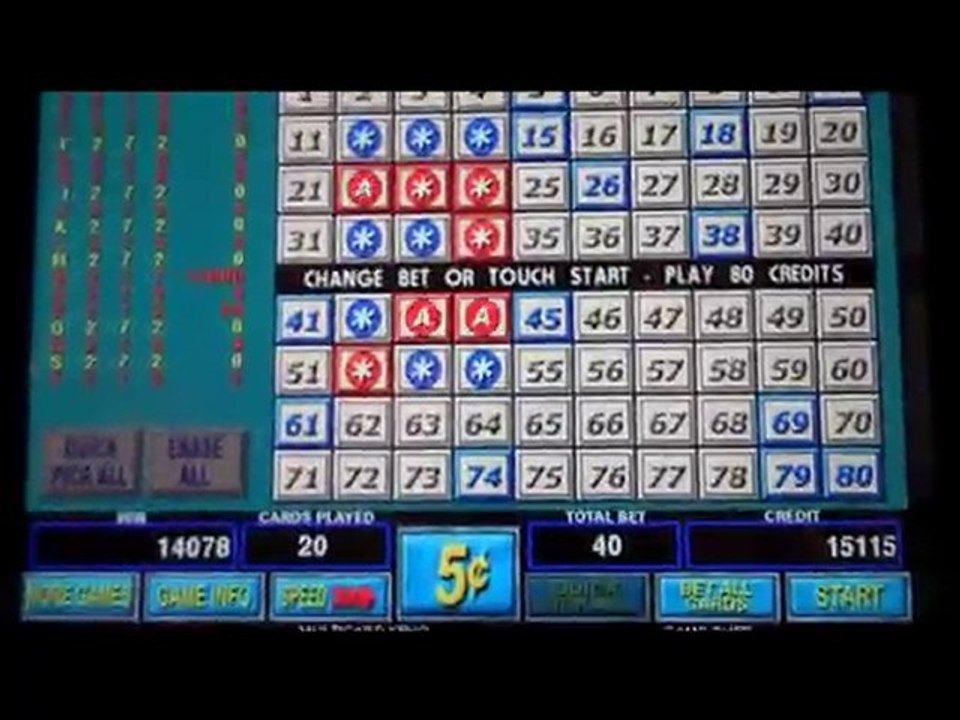 Keno Machine Jackpot