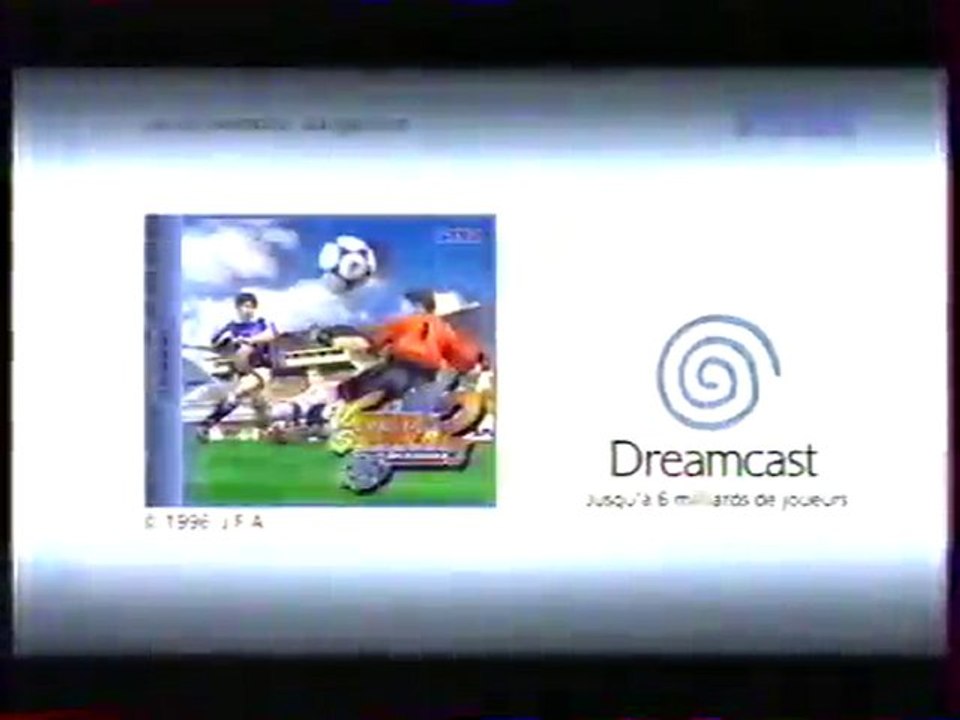 Publicité Virtua Striker 2 Dreamcast SEGA 2000