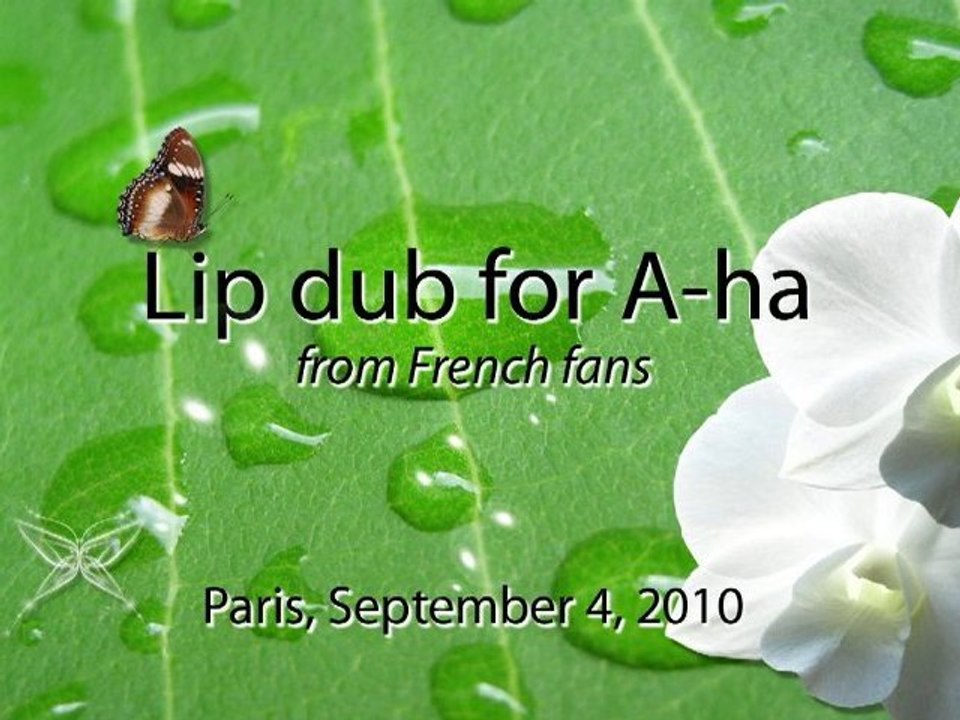 A-ha Lip Dub + Making of "The Bandstand" Paris Zénith 2010
