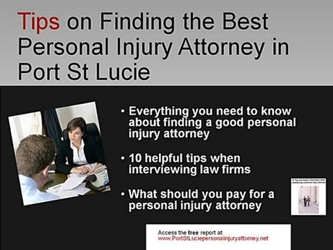 Port St Lucie Personal Injury Auto Accident Medical Malprac