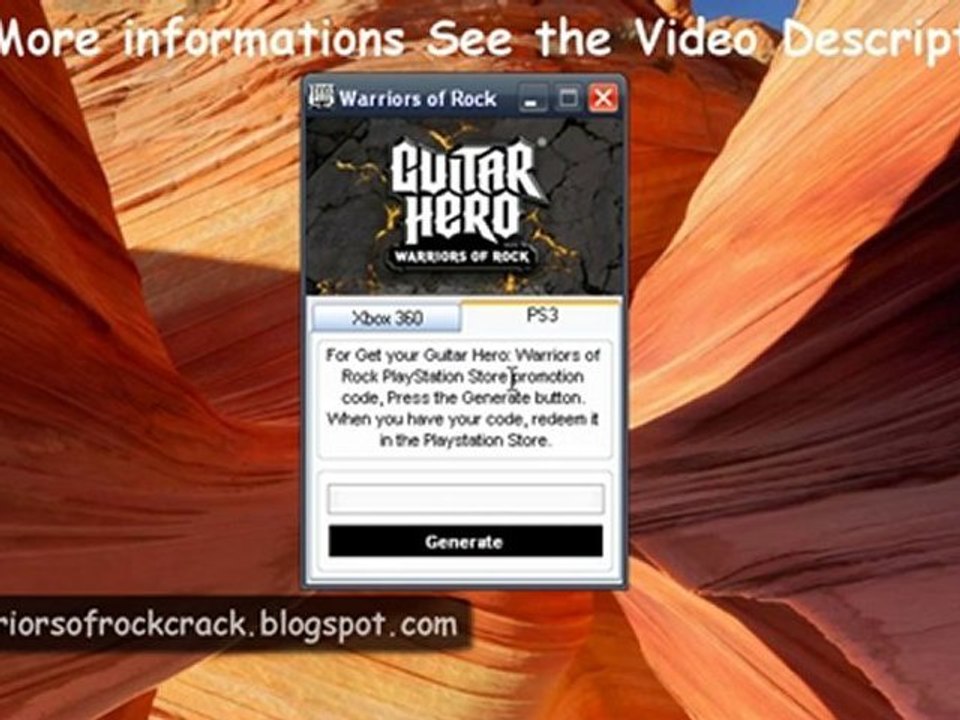 Guitar Hero Warriors of Rock Crack (Xbox 360, PS3)