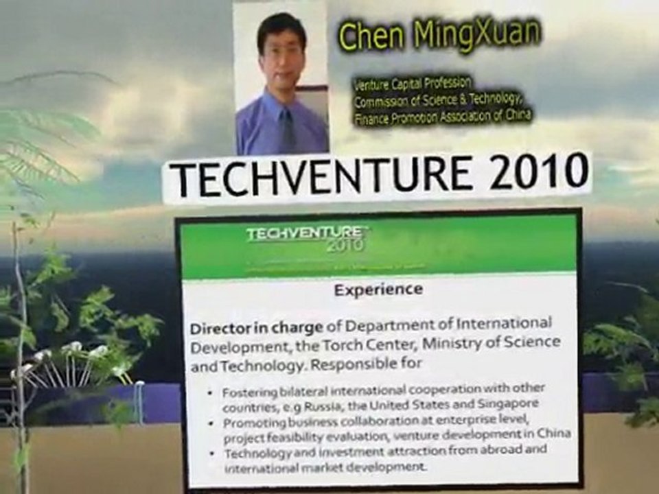 Chen Ming Xuan, TECHVENTURE 2010