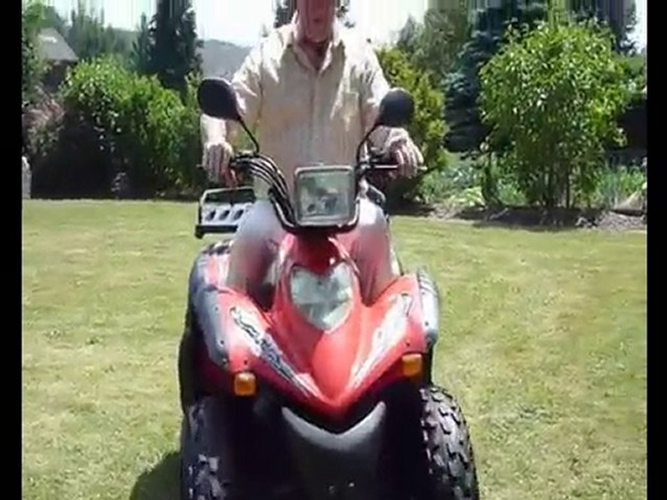 Fahrprüfung auf dem Quad