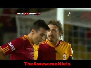 Milan Baros but en ciseau retourné au sol