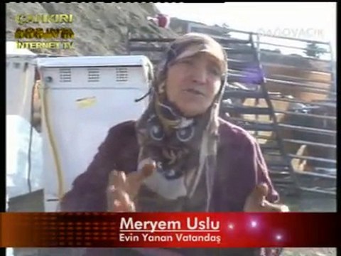Çankırı Yaprak’da çıkan yangında yirmi köy evi tamamen yandı