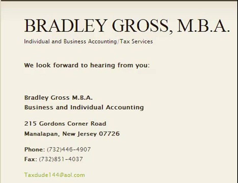 Accountant Manalapan NJ,CPA