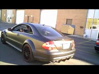 CLK 63 AMG Black Series Burnout