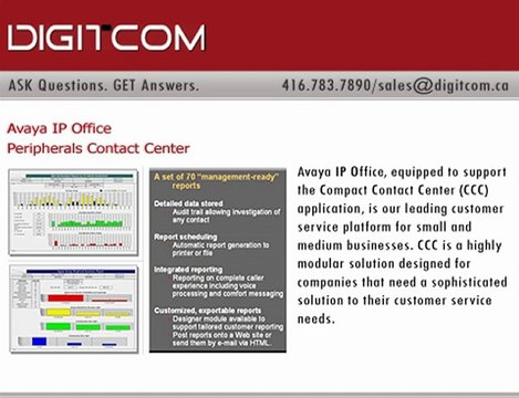 Avaya IP Office Peripherals Contact Center | Digitcom.ca (Bu
