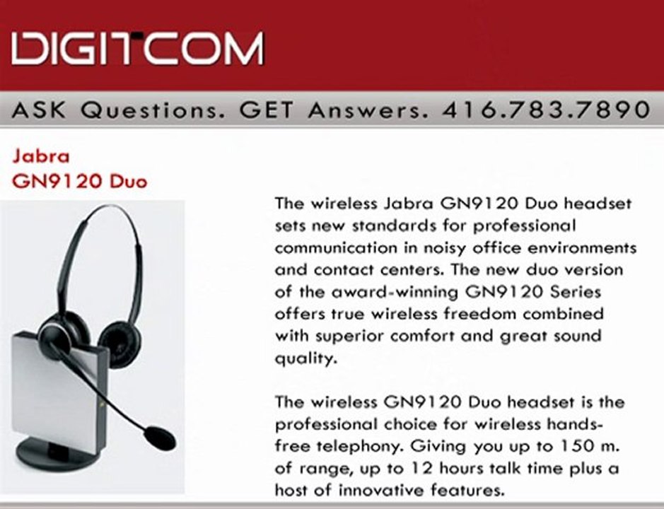 Jabra GN9120 Duo | Digitcom.ca (Business Phone Systems)