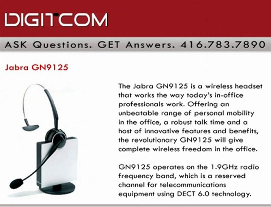 Jabra GN9125 | Digitcom.ca (Business Phone Systems)