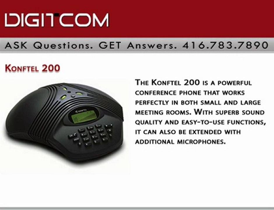 Konftel 200 | Digitcom.ca (Business Phone Systems)