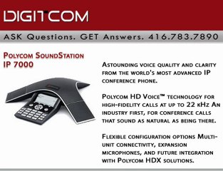 Polycom SoundStation IP 7000 | Digitcom.ca (Business Phone S