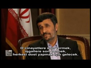 Ahmedinejad FOX TV'de Hz. Mehdi'yi anlattı