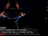 Nueva amenaza de bomba en Torre Eiffel