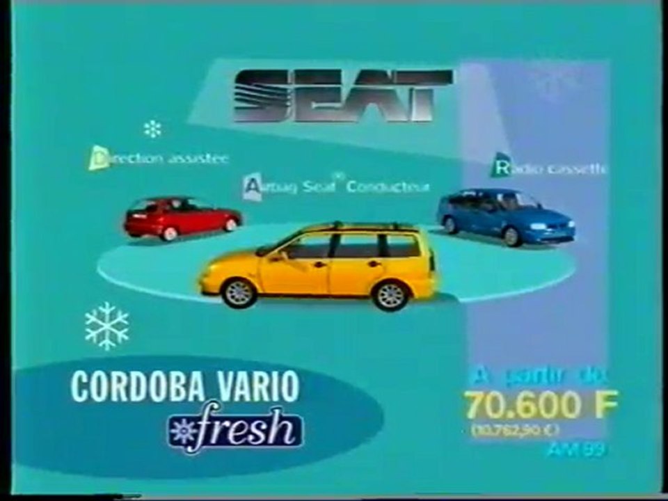 Publicité Seat Ibiza Fresh 1999