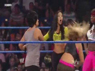 Vickie gives Kaitlyn a BIG OLD SLAP (NXT 9/28/10)