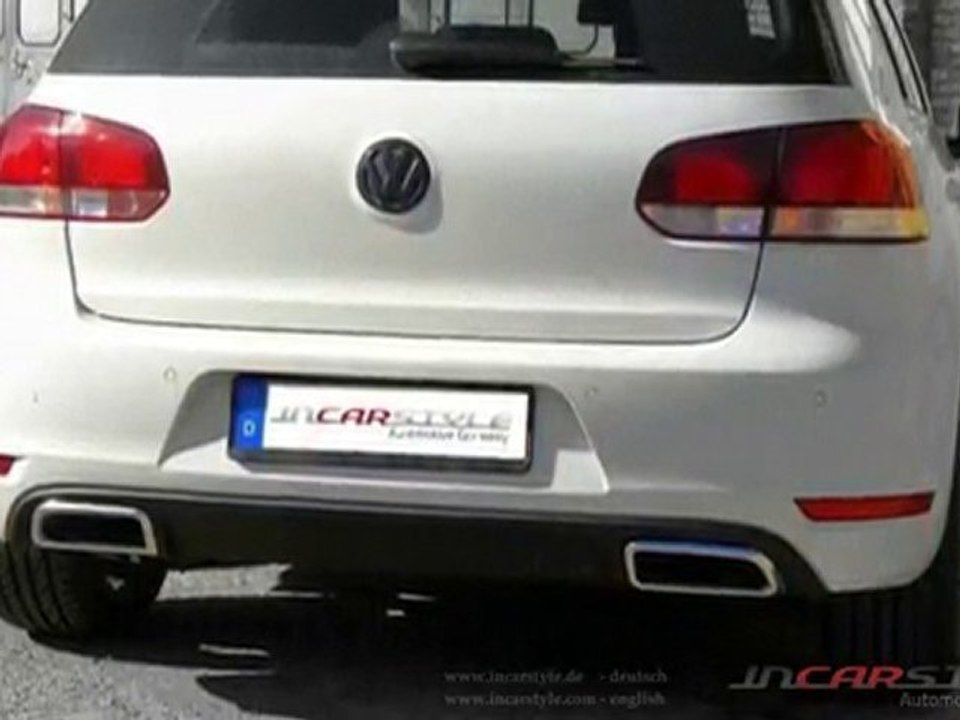VW Golf VI GTI Street, exhaust system, IntegraTip