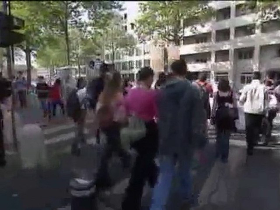 Manifestations anti-Le Pen à Lyon 2002
