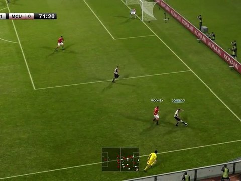 PES 2011 Juventus vs Manchester United 2° Tempo HD Video ITA