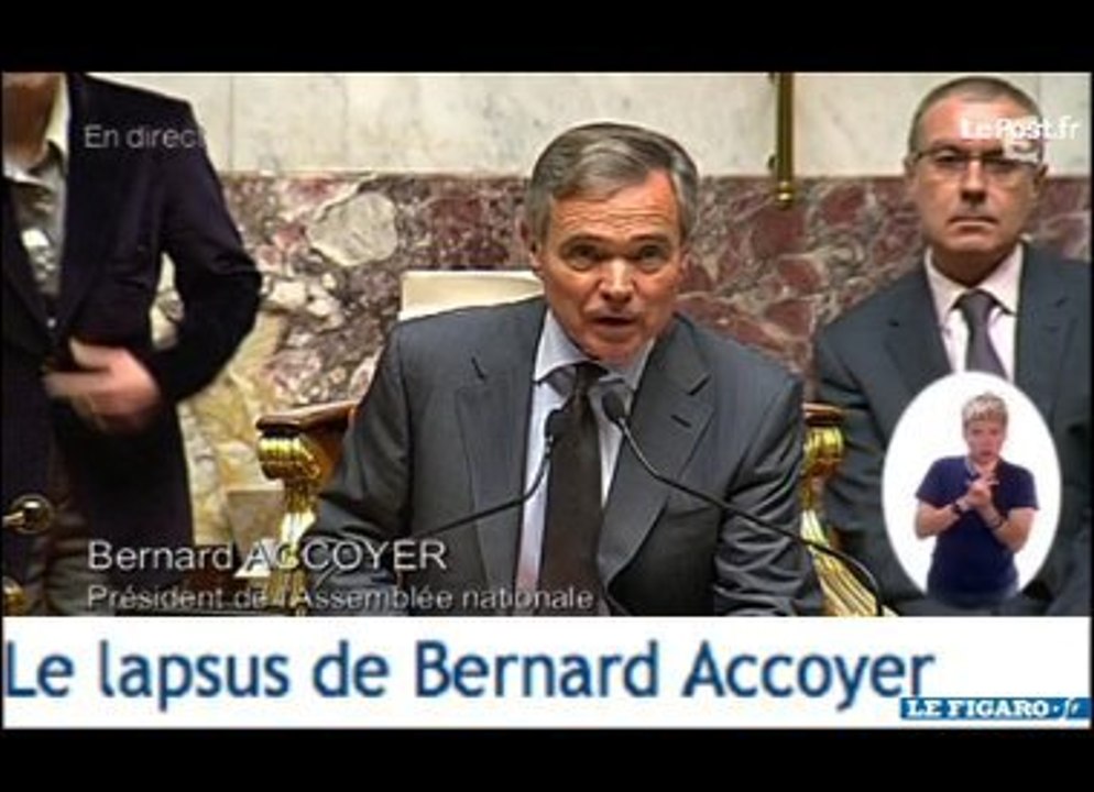 Lapsus: Accoyer  salue "Ceaucescu"