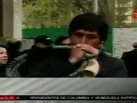 Jóvenes toman iglesia en solidaridad con Mapuches
