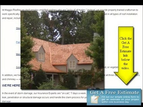 Maggio Roofing Contractors Roof Repair Estimates in Washingt