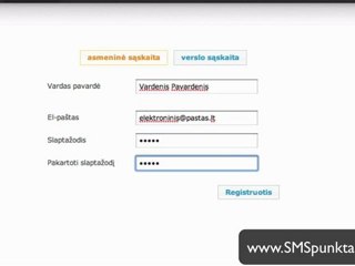 Kaip tapti SMSpunktas.lt nariu?