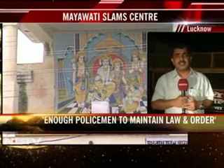 Centre has ignored UP's demand for forces: Mayawati
