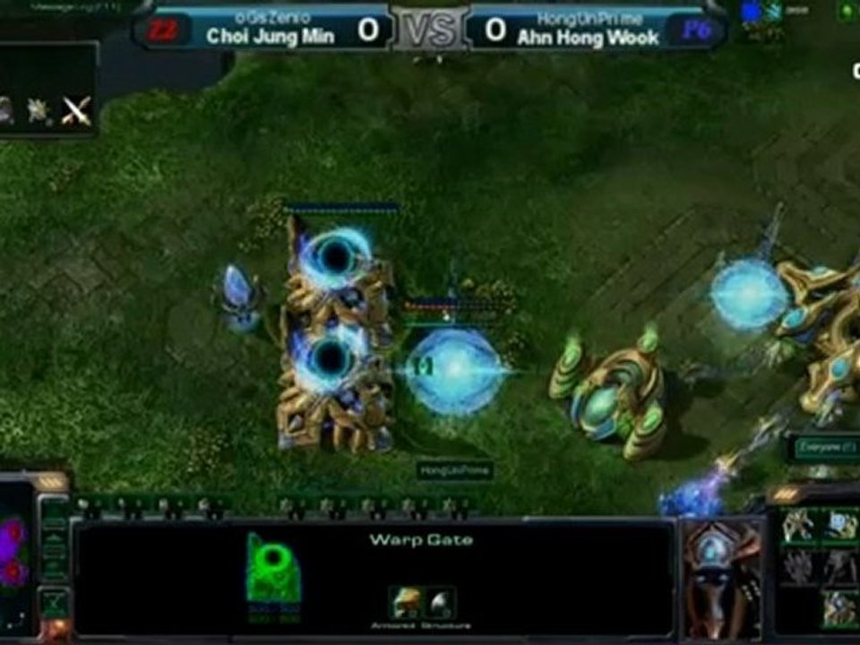 oGsZenio vs HongUnPrime [Round of 32 match 10 set 1]