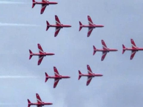 Rennes Airshow 2010 : les red arrows