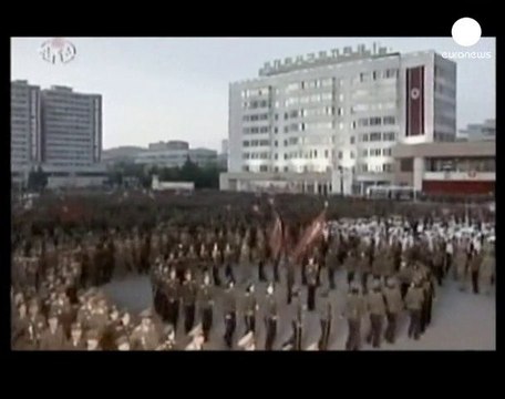 Mass rally in North Korea to celebrate Kim... - no comment