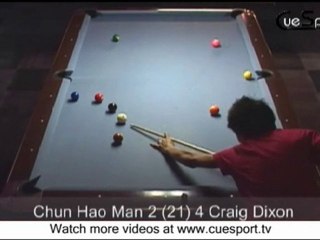 Money Match TV 2 - Chun Hao Man v Craig Dixon