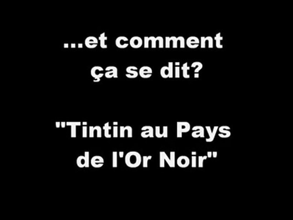 ... et comment ça se dit?