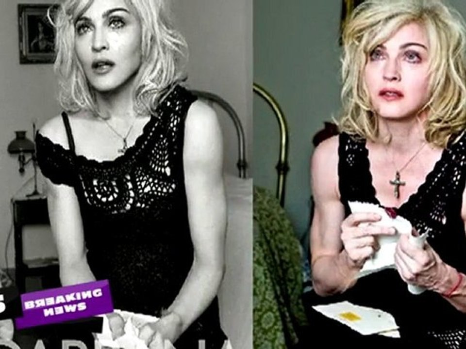 Madonna sans Photoshop... aïe