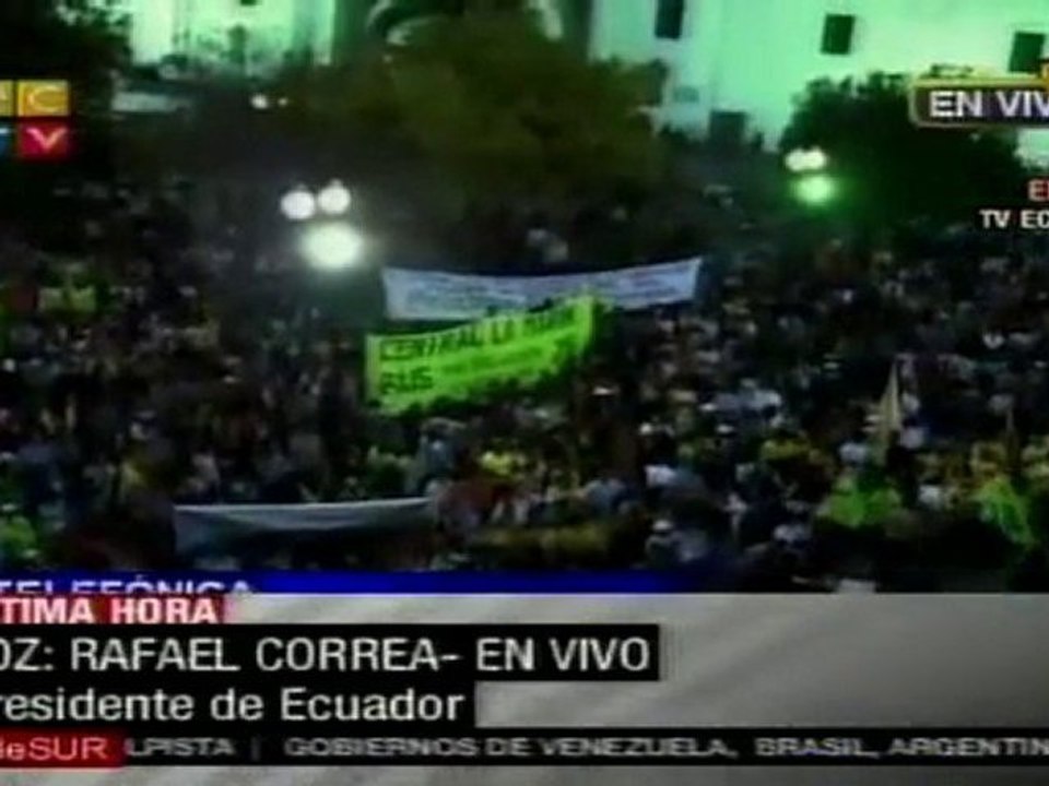 Correa: no voy a negociar nada, saldré de aquí como presid