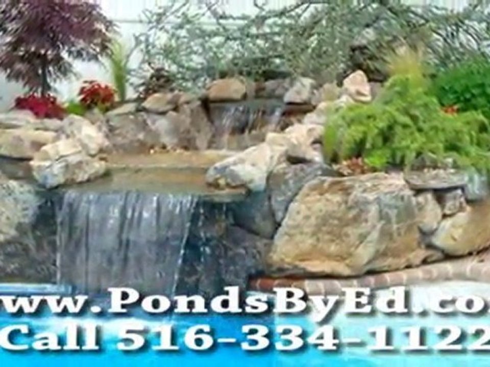 Ponds and Waterfalls Suffolk County NY