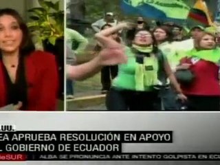 EE.UU. rechaza intento de golpe en Ecuador y respalda al gob