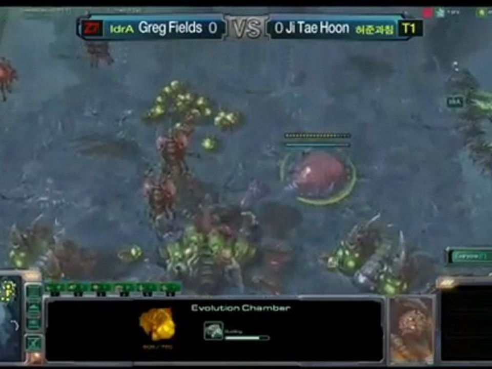 IdrA vs 허준과침제니스 [Round of 64 match 1 set 1]