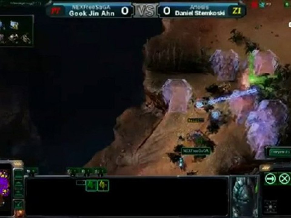 NEXFreeSaGA vs Artosis [Round of 64 match 19 set 1]