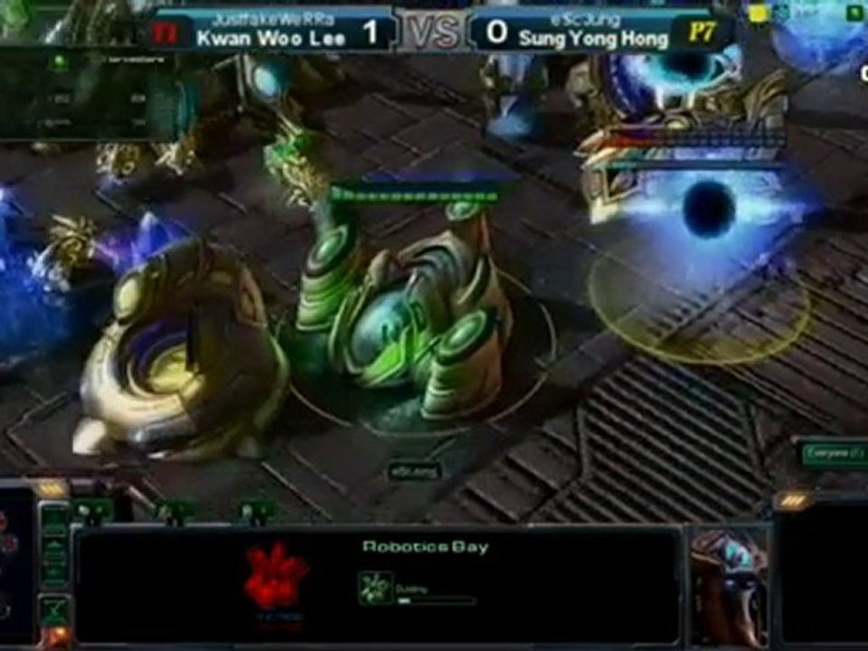 justfake vs eScJung [Round of 64 match 24 set 2]