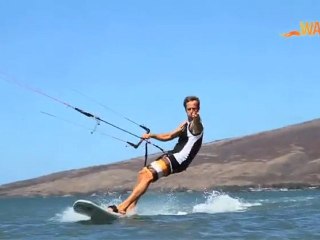 La race en Kitesurf avec Bruno Sroka à Maui, Hawaii