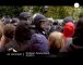Police use water cannons on demonstrators... - no comment