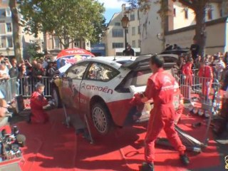 WRC Sebastien Loeb au Rallye de France Mulhouse