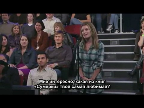 Роберт, Кристен и Тейлор на шоу у Джимми Киммела. Часть 3