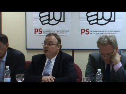 Conférence de Presse du PS Nord - René Vandierendonck