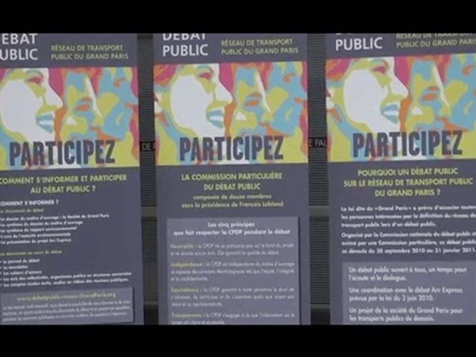 Transports : Début du débat public Arc Express/Grand Paris